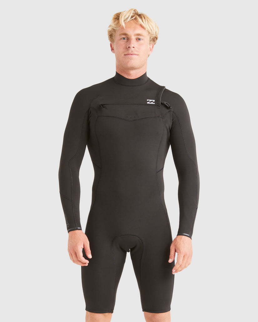 Mens 2/2mm Absolute Chest Zip GBS Long Sleeve Springsuit