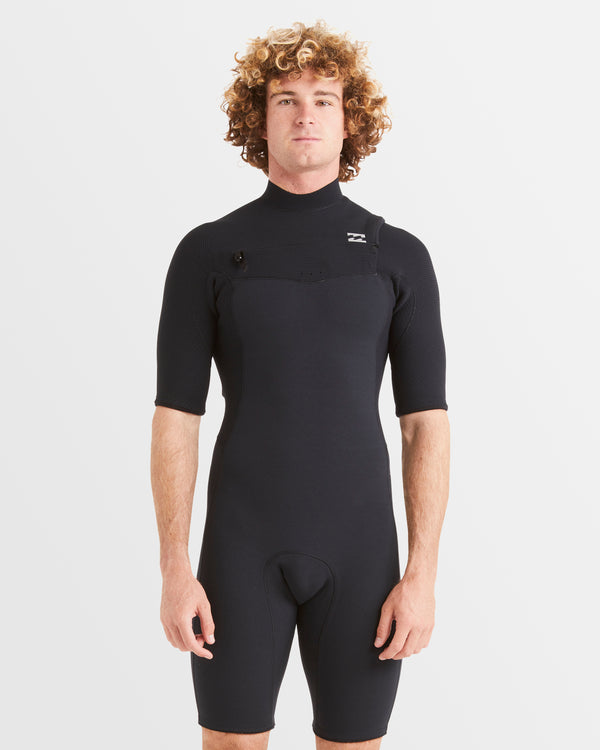 Mens 2/2mm Revo Natural Chest Zip Springsuit