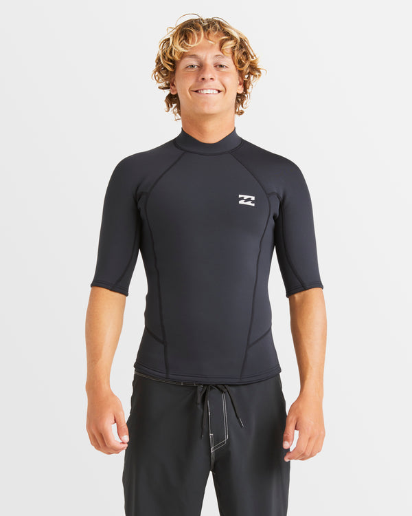 Mens Absolute Short Sleeve Surf Wetsuit Top