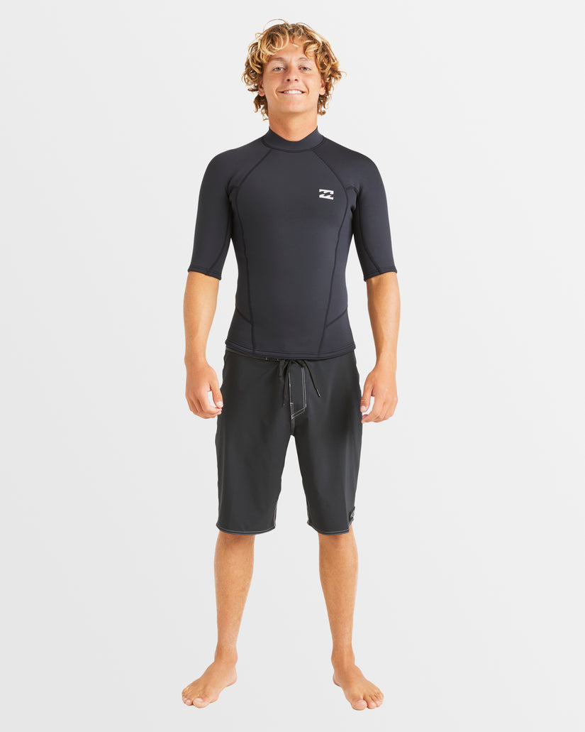 Mens Absolute Short Sleeve Surf Wetsuit Top