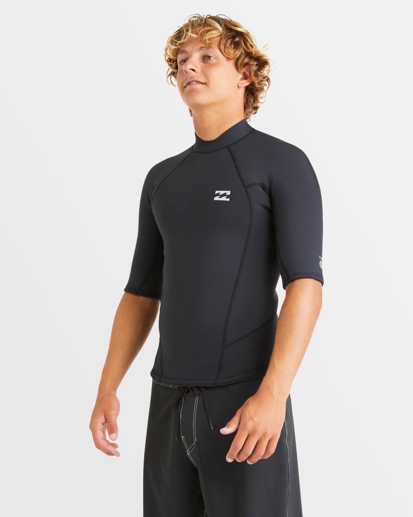 Mens Absolute Short Sleeve Surf Wetsuit Top