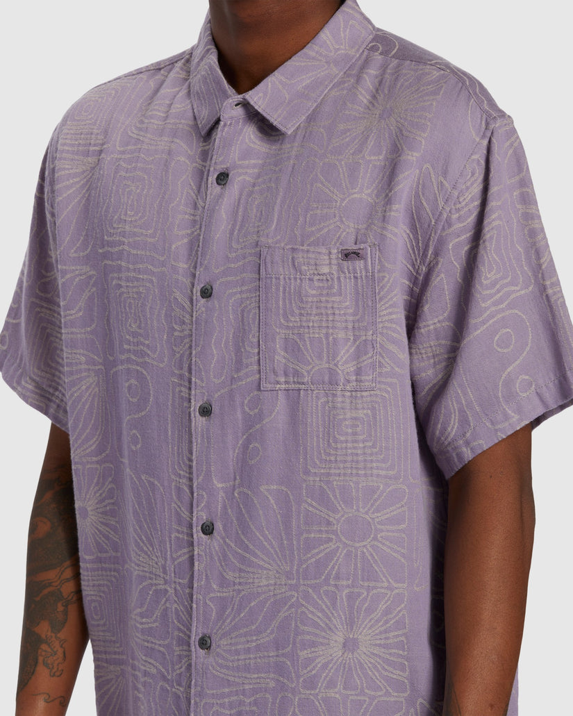 Mens Sundays Jacquard Shirt