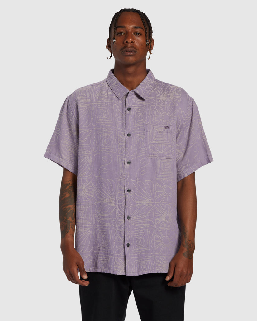 Mens Sundays Jacquard Shirt