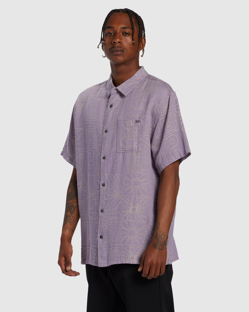 Mens Sundays Jacquard Shirt