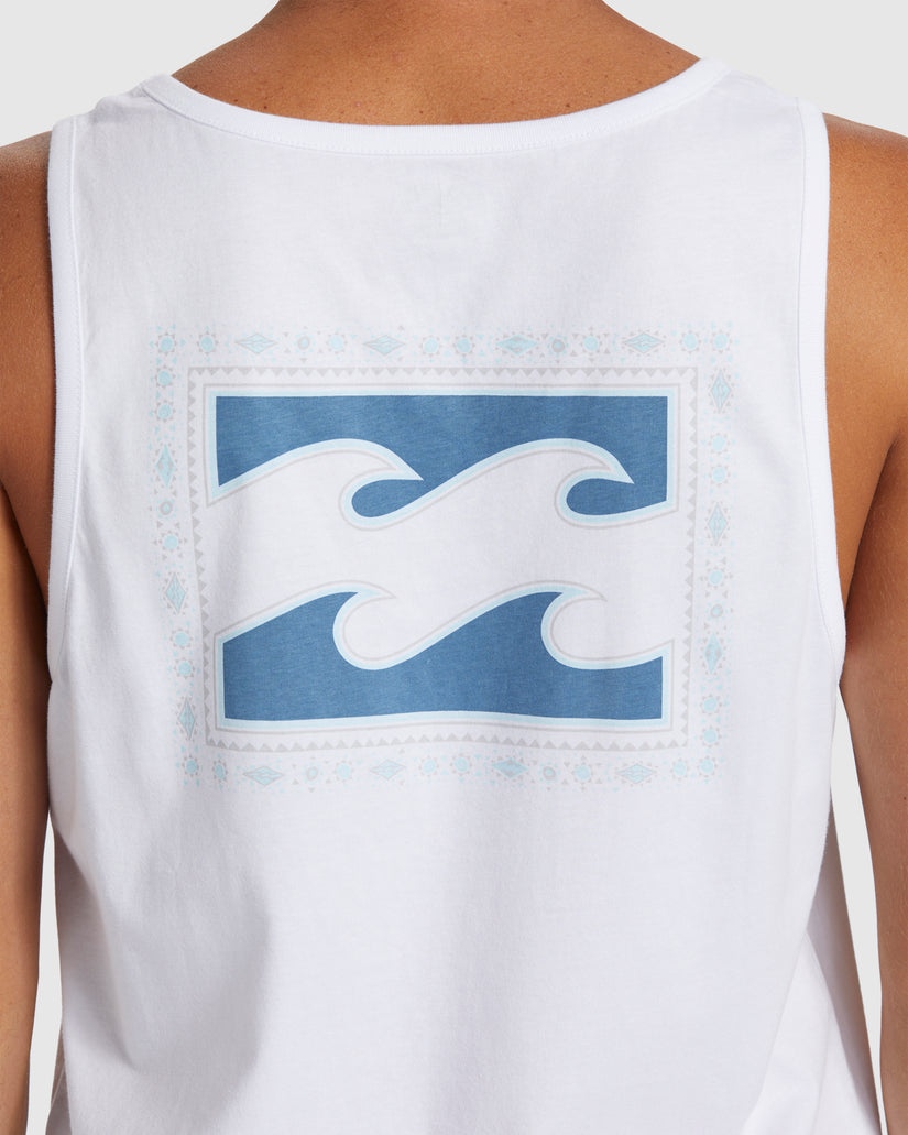 Mens Crayon Wave Tank Top