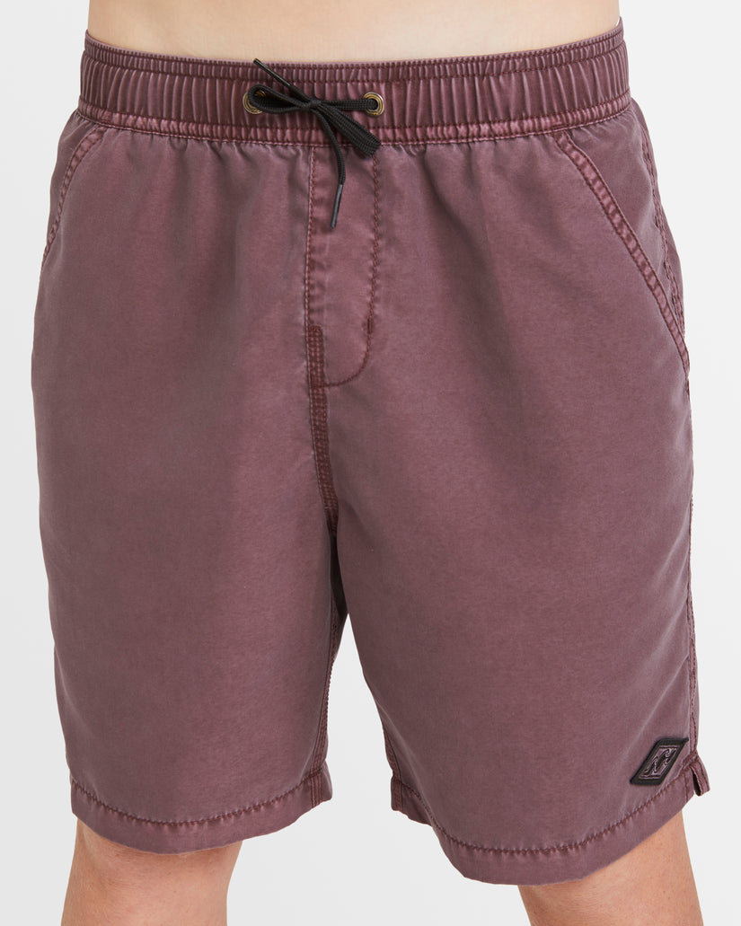 Boys 8-16 All Day Overdye Layback 16" Boardshorts