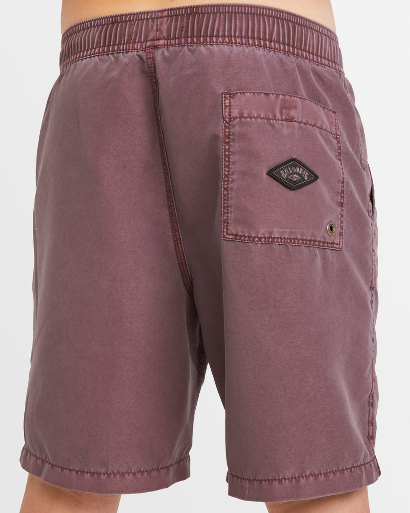 Boys 8-16 All Day Overdye Layback 16" Boardshorts