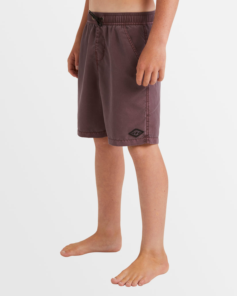 Boys 8-16 All Day Overdye Layback 16" Boardshorts