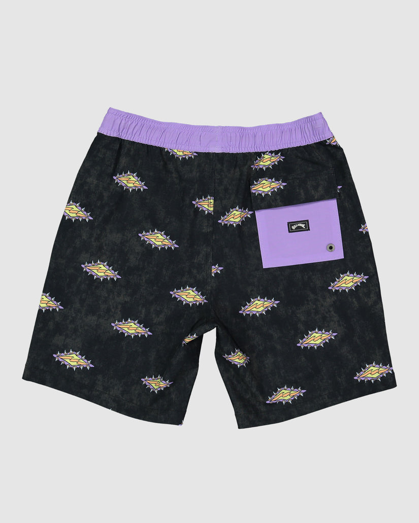 Boys 8-16 Diamond Grit Layback Boardshorts