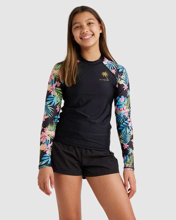 Girls 2-16 In Da Jungle Rash Vest