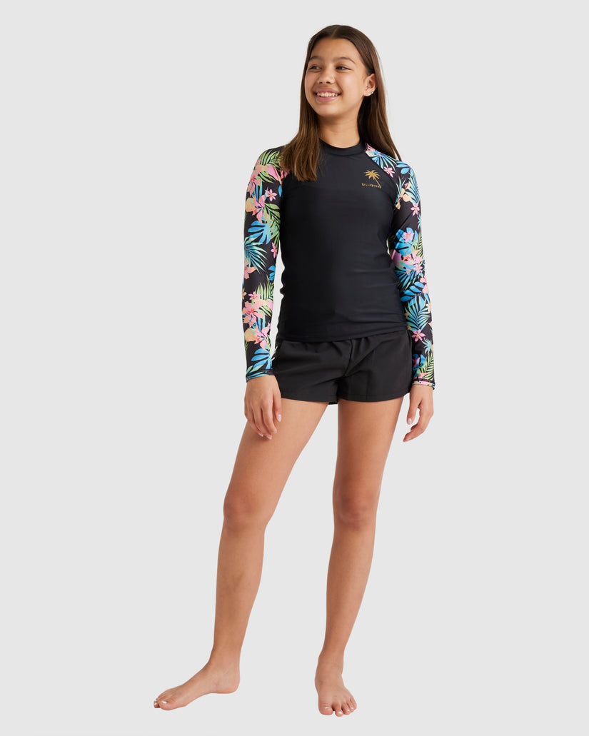 Girls 2-16 In Da Jungle Rash Vest