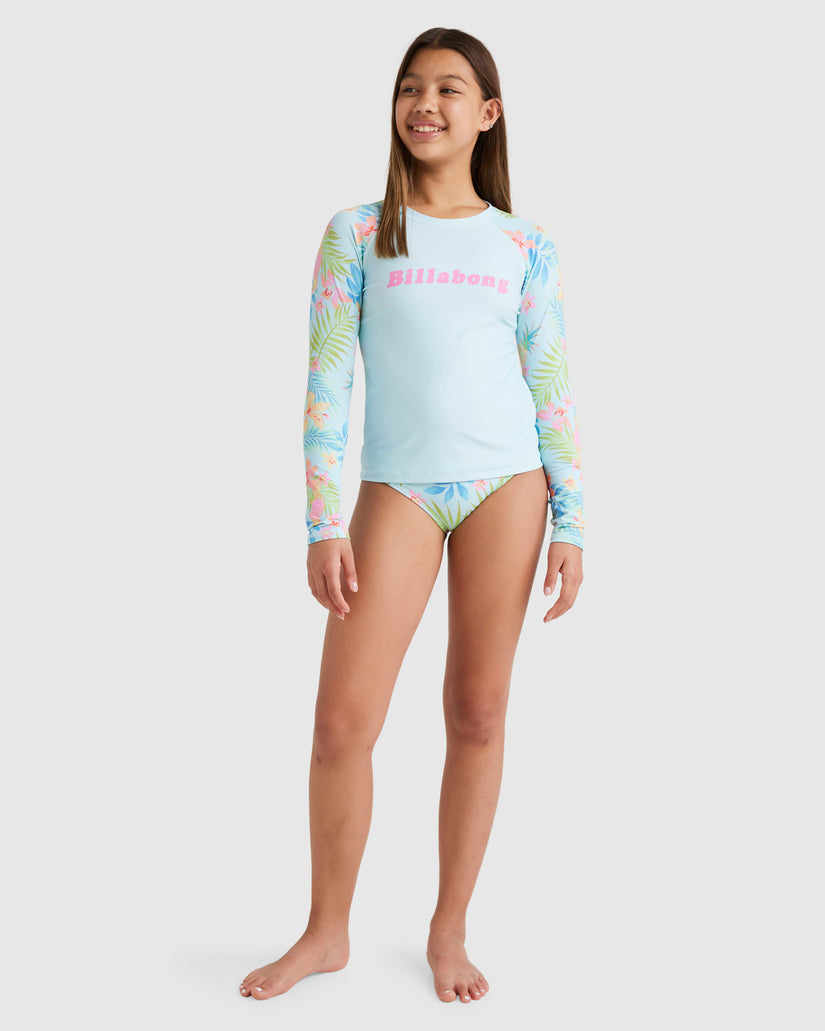 Girls 2-16 In Da Jungle Rash Vest Set