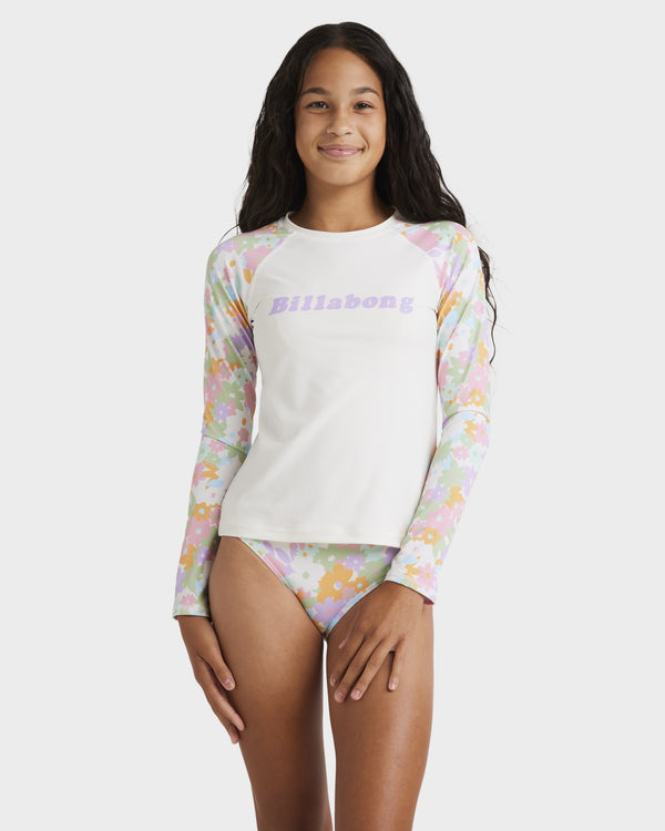 Girls 6-14 Kissed By The Sun Rash Vest Set