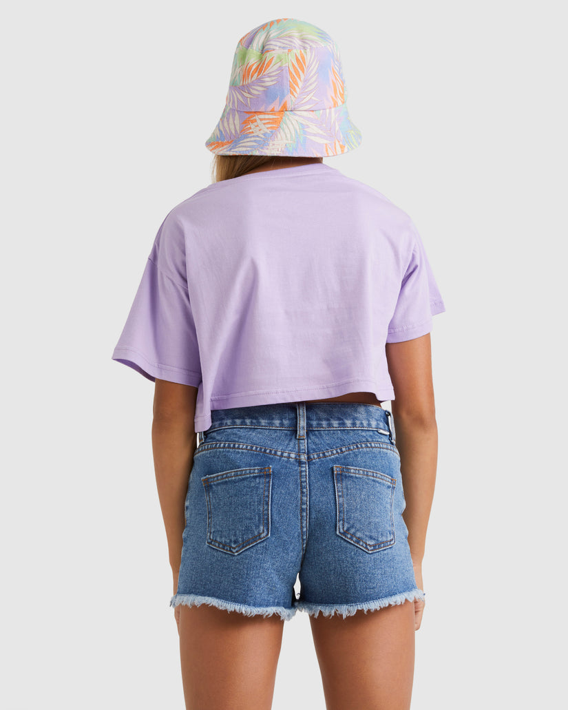 Girls 6-14 Feeling Free True Boy Crop