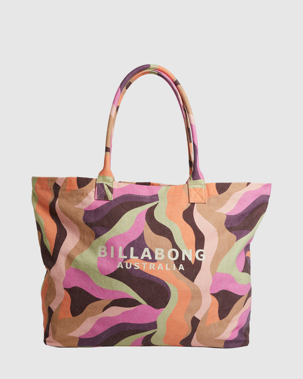 Womens Surf Swirlin Tides Tote Bag