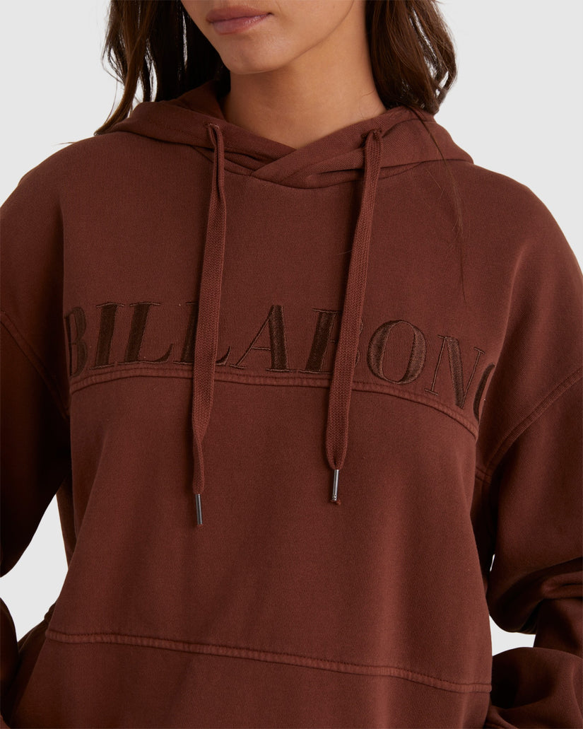 Womens Baseline Pop Hoodie