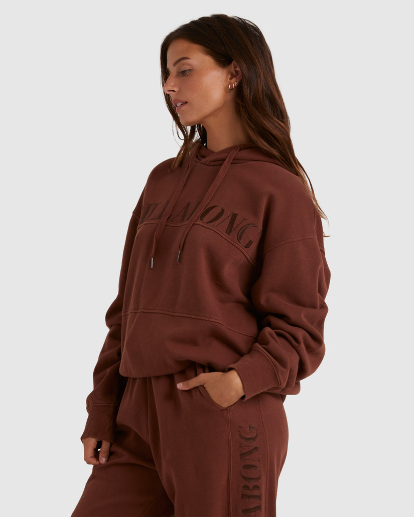 Womens Baseline Pop Hoodie