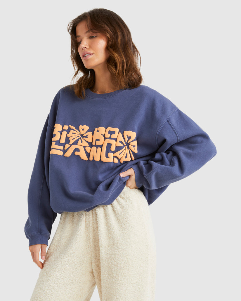 Womens Tiki Vibes Kendall Crew