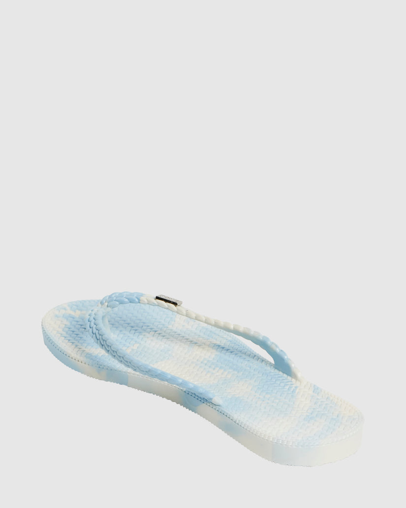 Womens Summer Dazed Marble Thongs