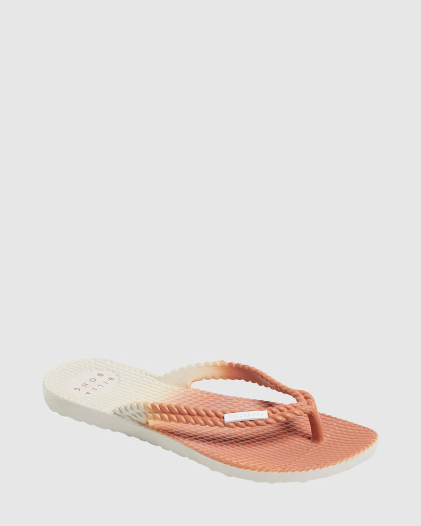 Womens Kick Back Dip Dye Thongs