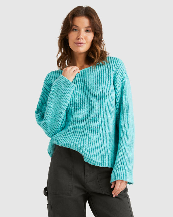 Womens Moon Wave Sweater