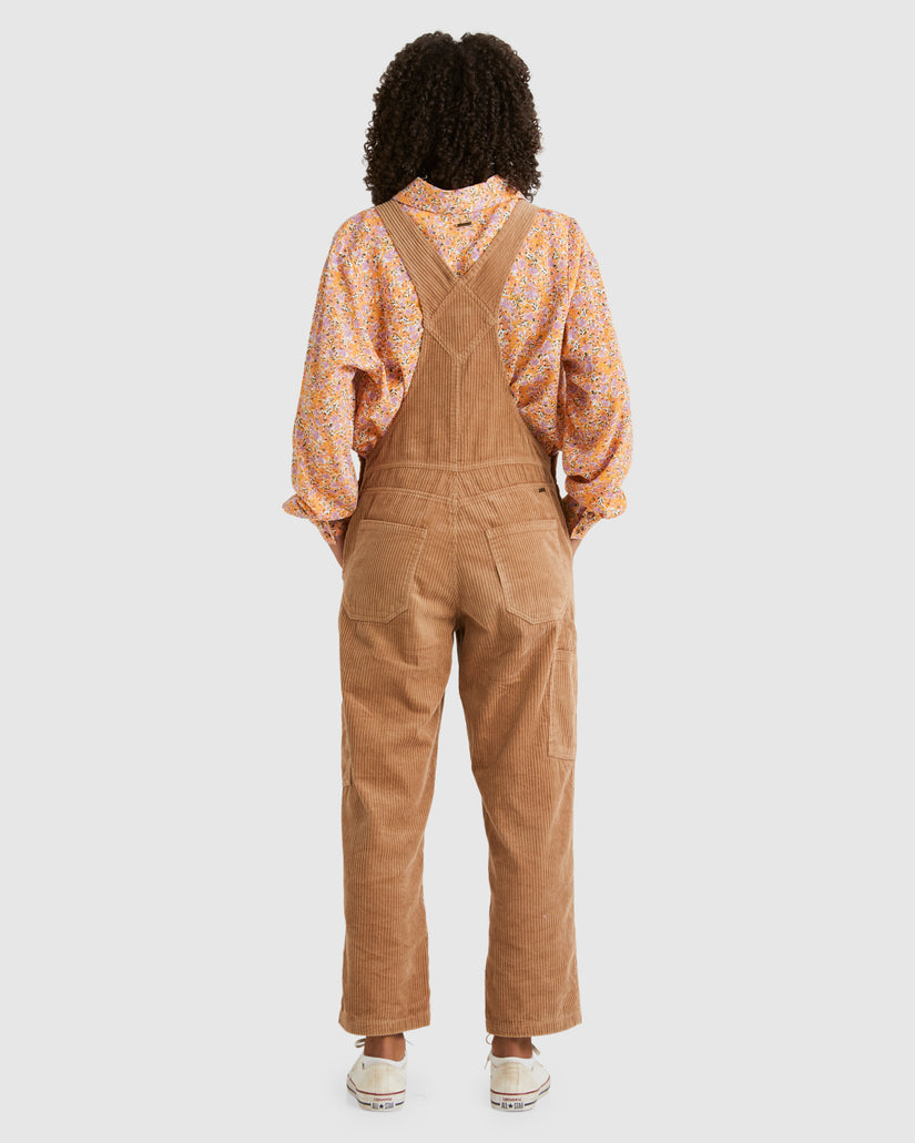 Womens Leia Cord Overalls