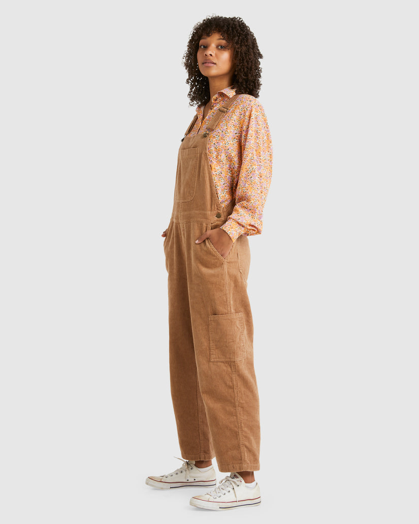 Womens Leia Cord Overalls