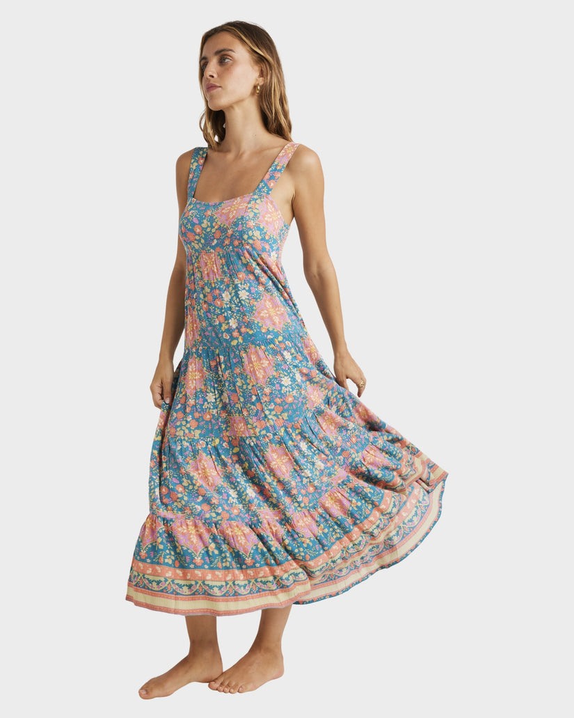 Womens Sunrise Coast Shine On Midi Dress