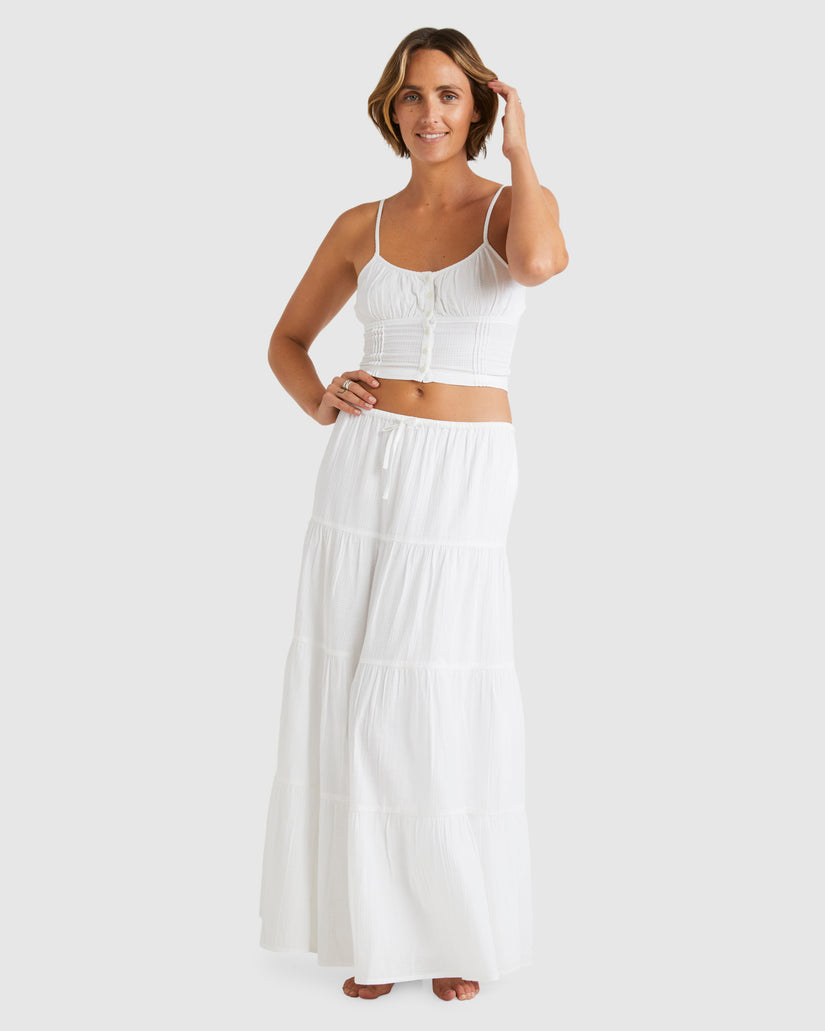 Womens High Tides Maxi Skirt