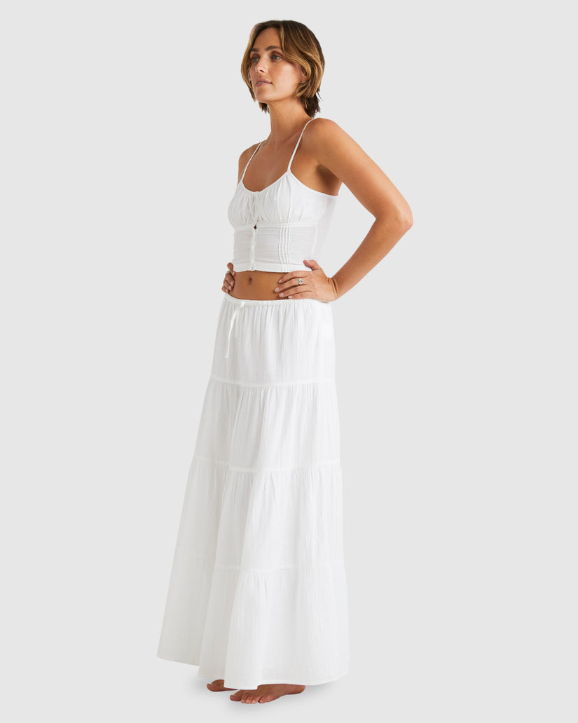 Womens High Tides Maxi Skirt