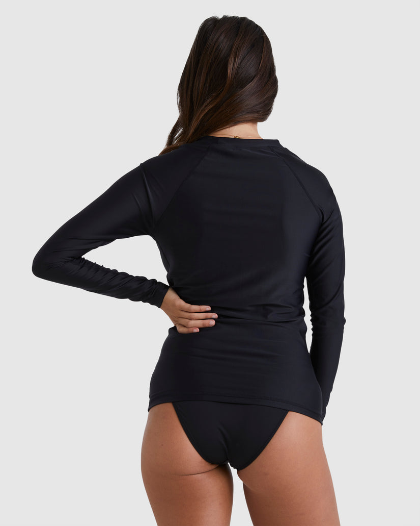 Womens Society Long Sleeve Rash Vest