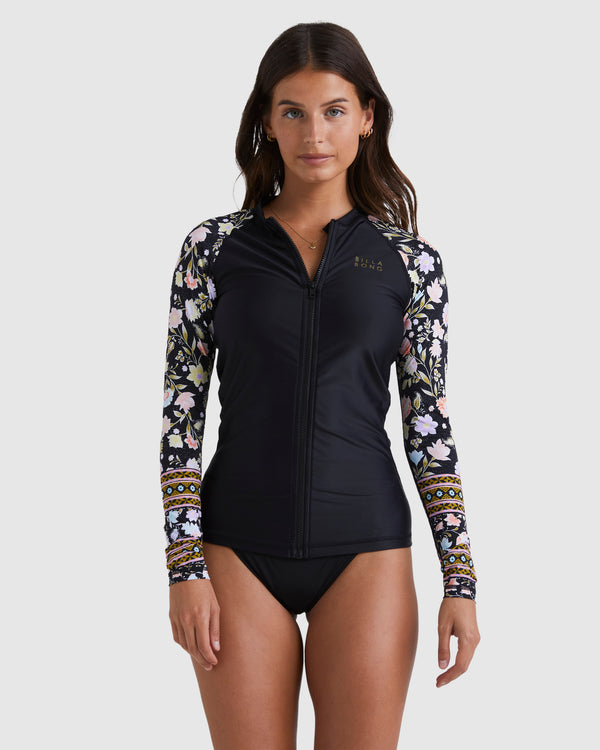 Womens Feelin Peaceful Pipa Rash Vest