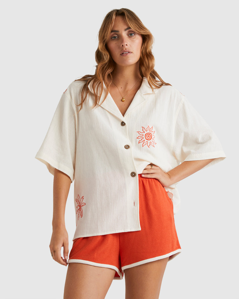 Womens Tropical Summer Shirt