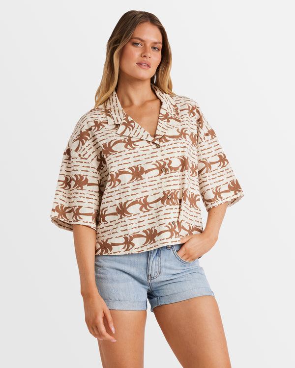 Womens Row Of Palms Shirt