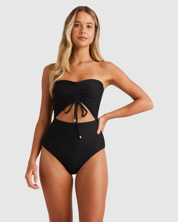 Womens Tanlines Bandeau One Piece