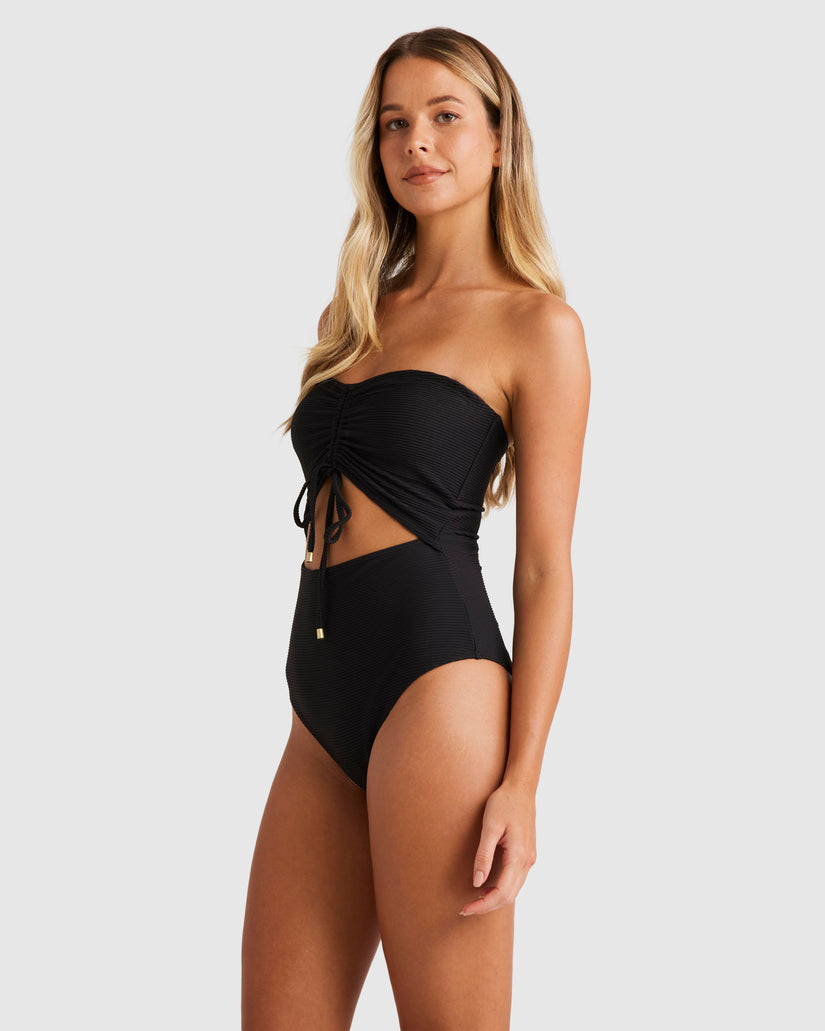 Womens Tanlines Bandeau One Piece