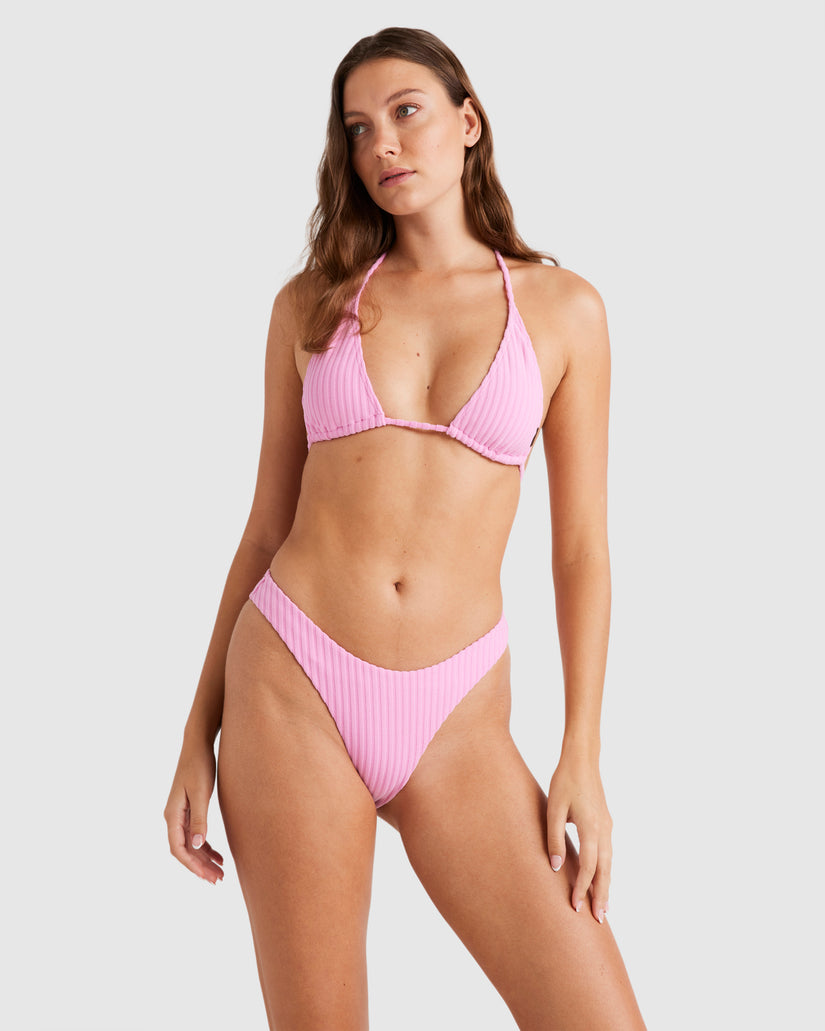 Womens Terry Rib Remi Tri Bikini Top