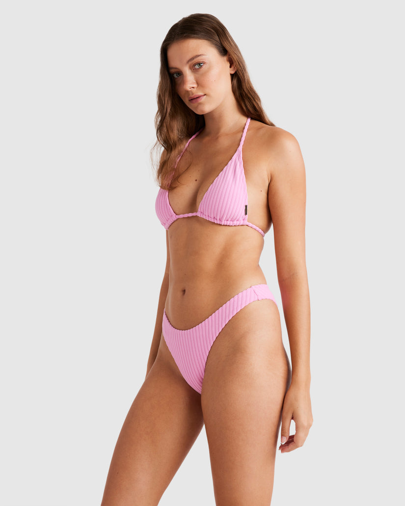 Womens Terry Rib Remi Tri Bikini Top