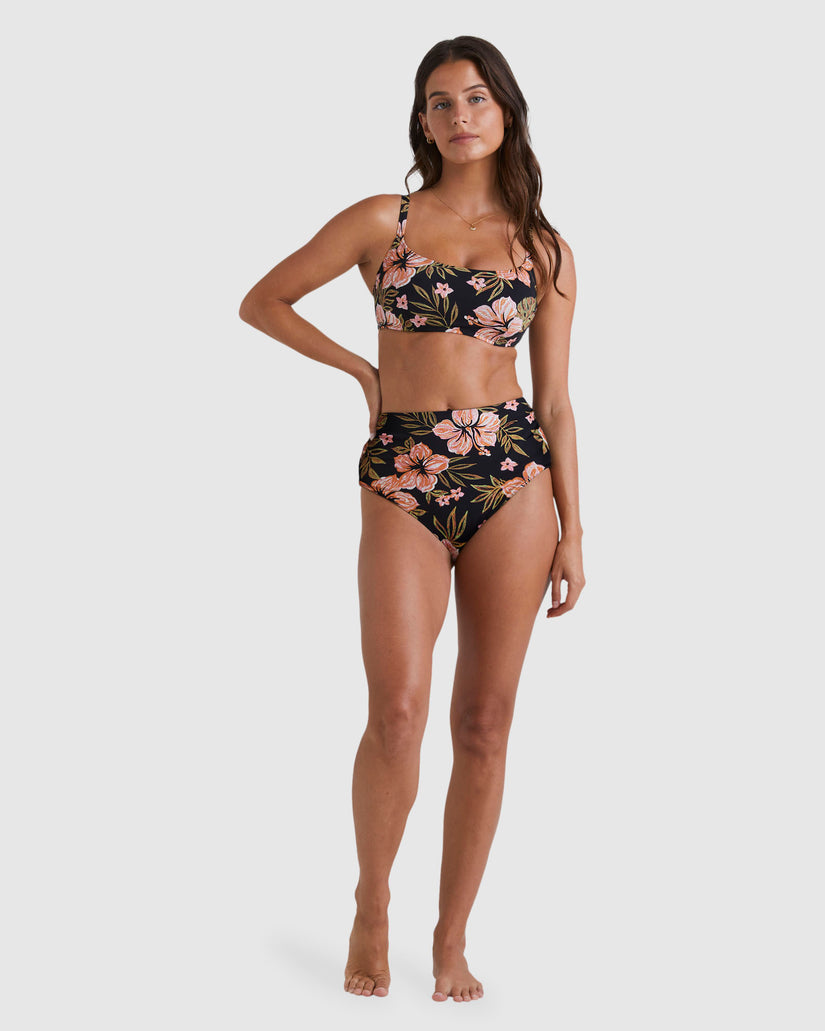 Womens Hooked On Tropics Hi Retro Bikini Bottom