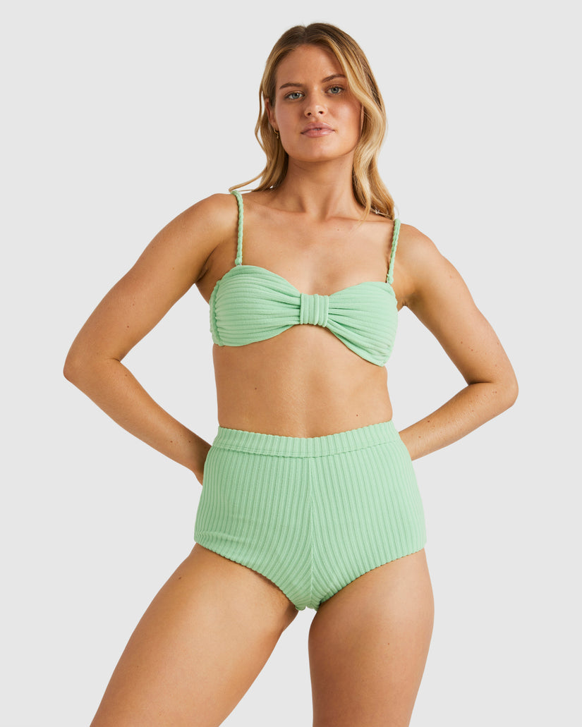 Womens Terry Rib Avalon Bikini Bottom