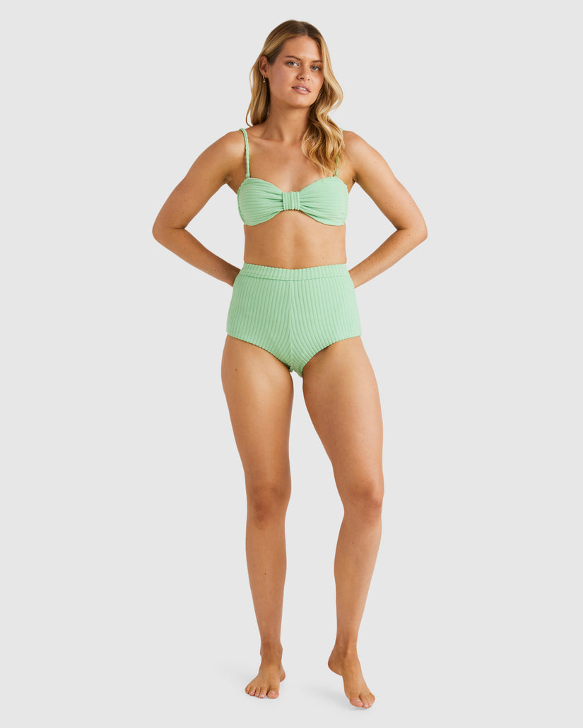 Womens Terry Rib Avalon Bikini Bottom