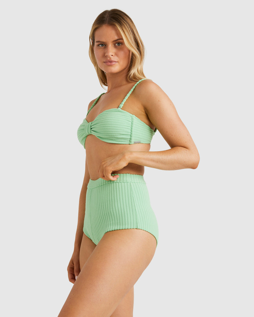 Womens Terry Rib Avalon Bikini Bottom