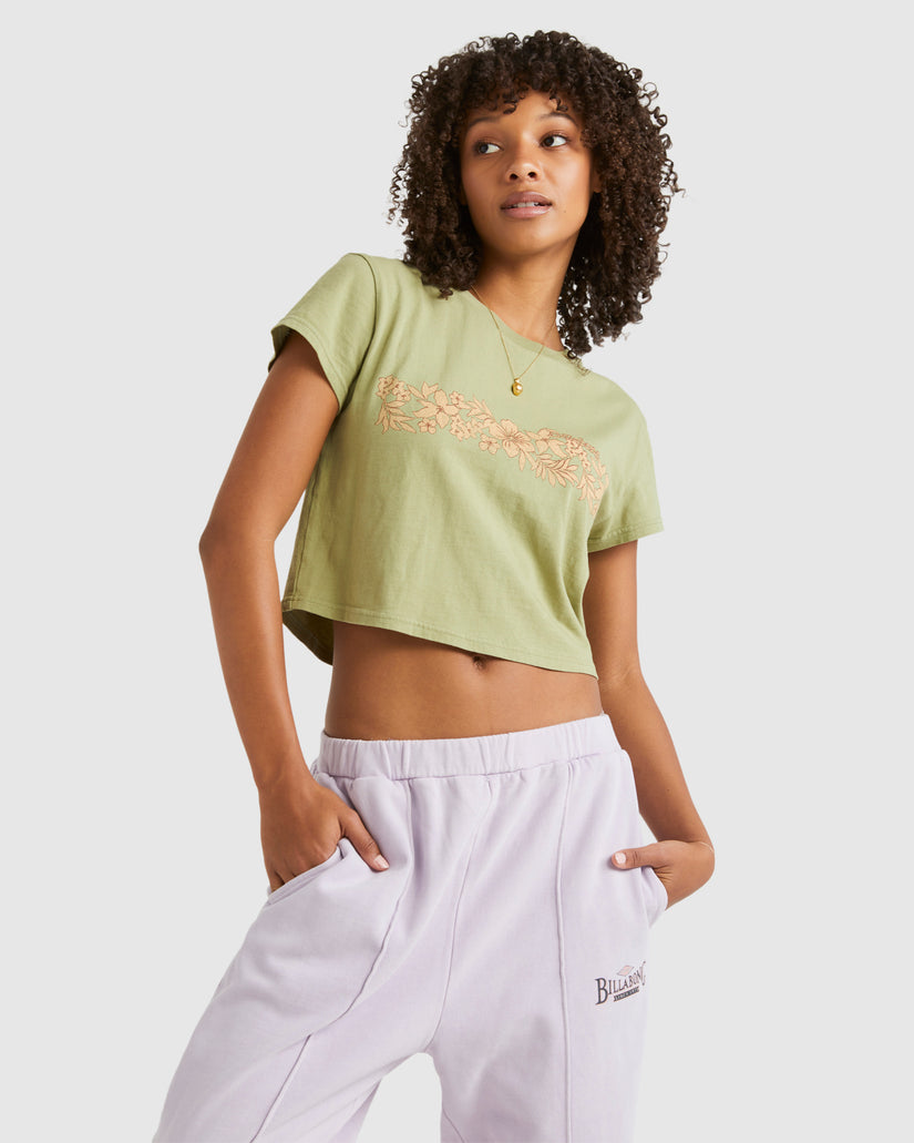 Womens Tahiti Crop T-Shirt