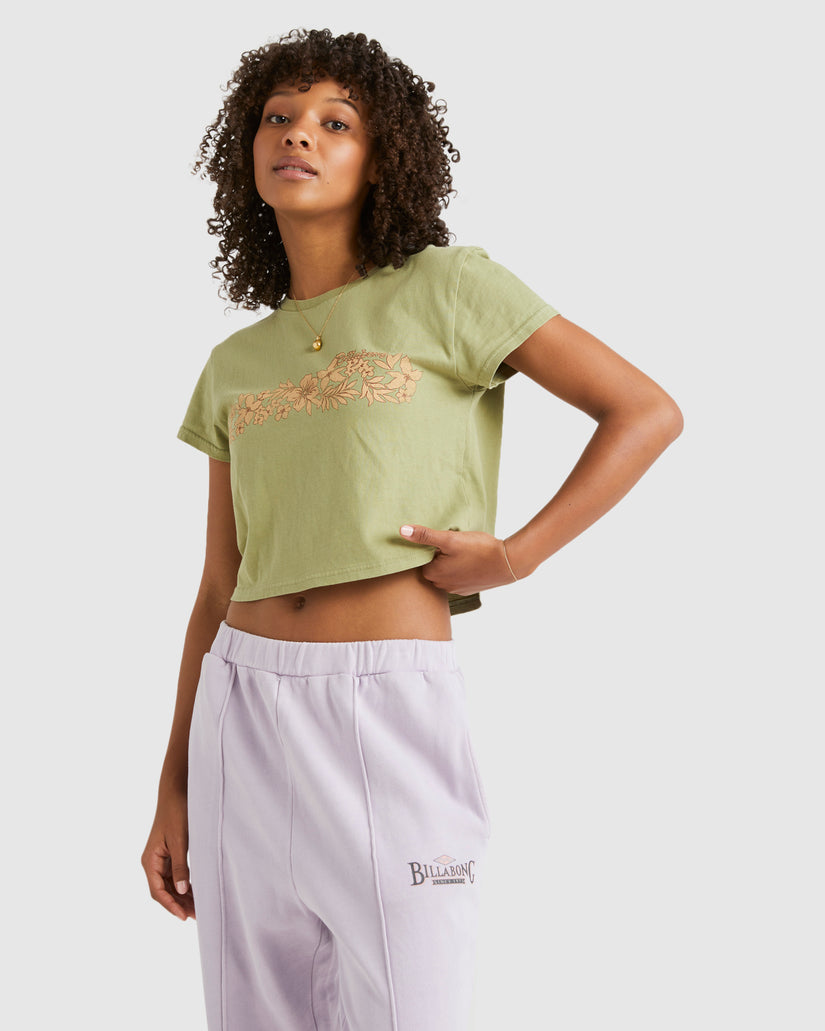 Womens Tahiti Crop T-Shirt