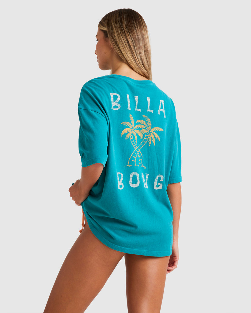 Womens Curvy Palms T-Shirt