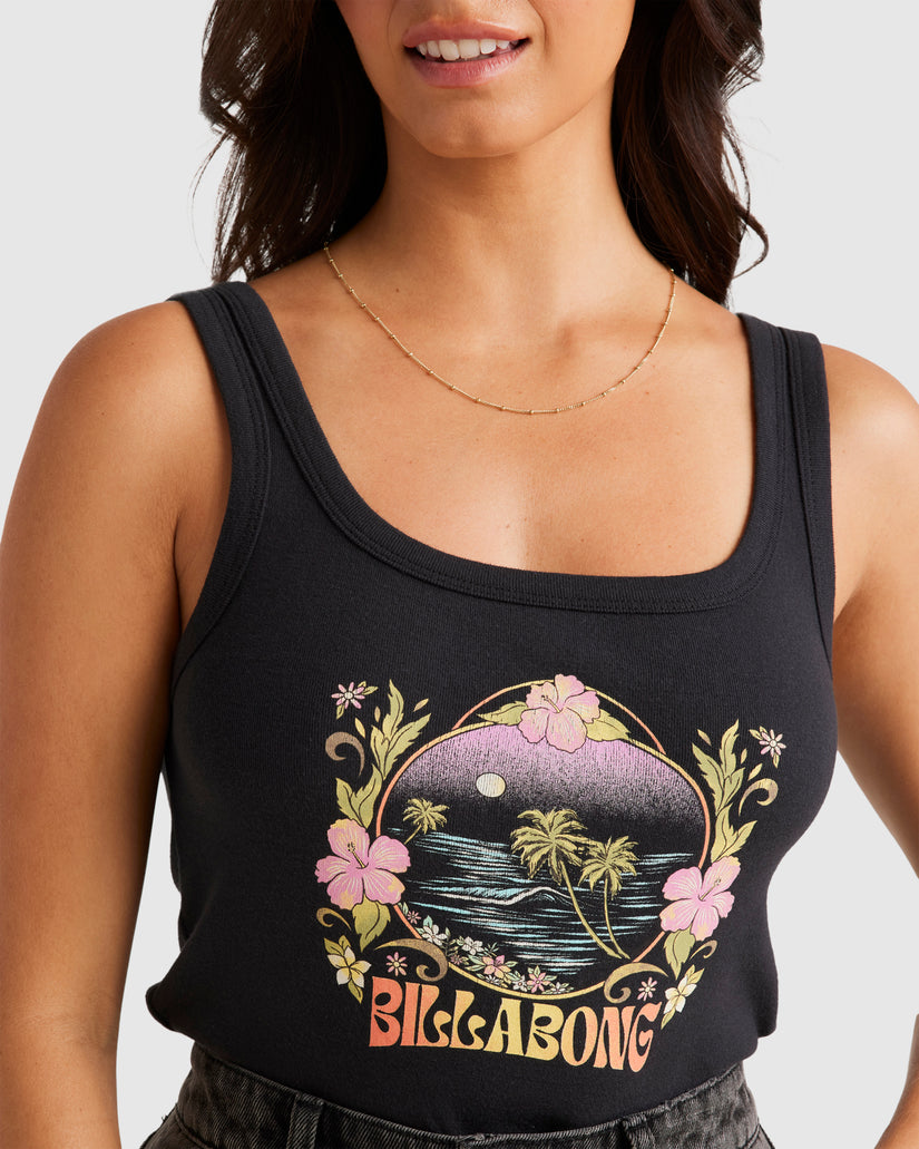 Womens Hibiscus Paradise Tank Top