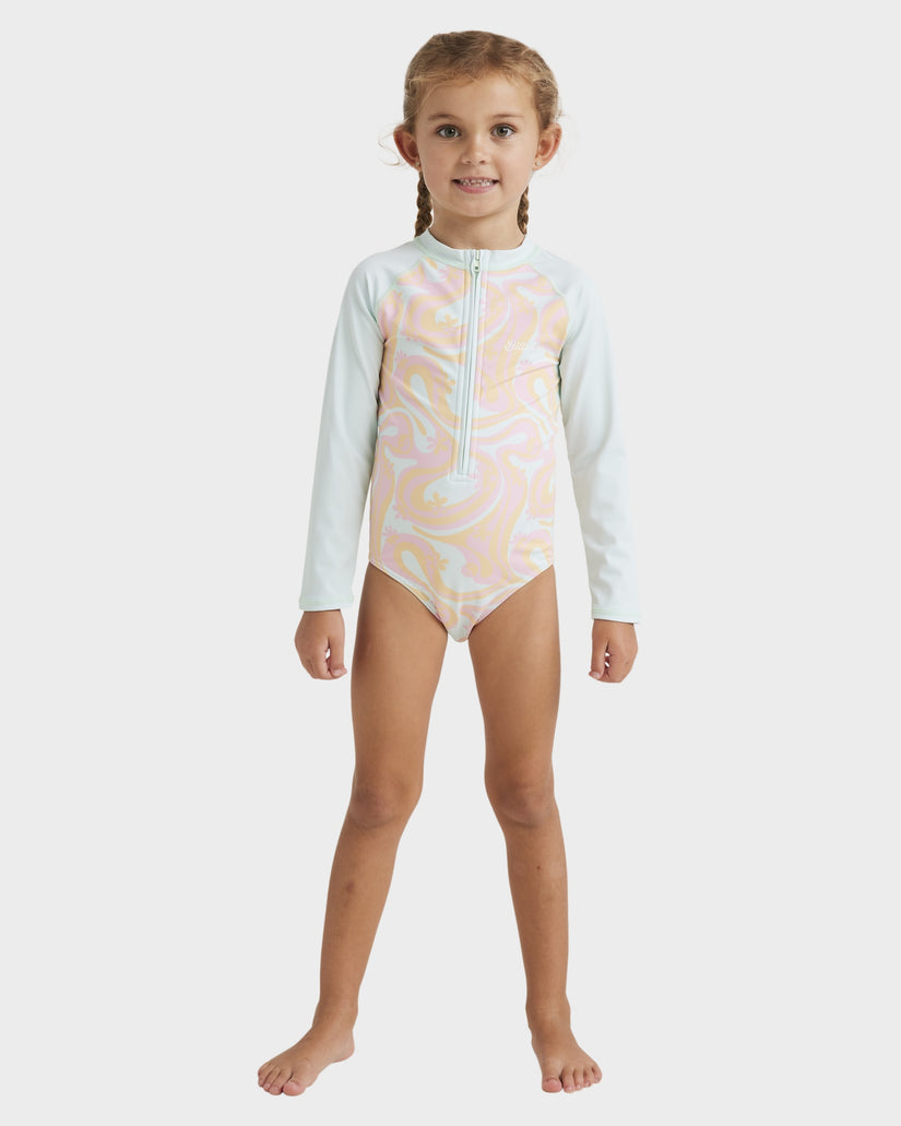 Girls 0-5 In The Groove One Piece Rash Vest