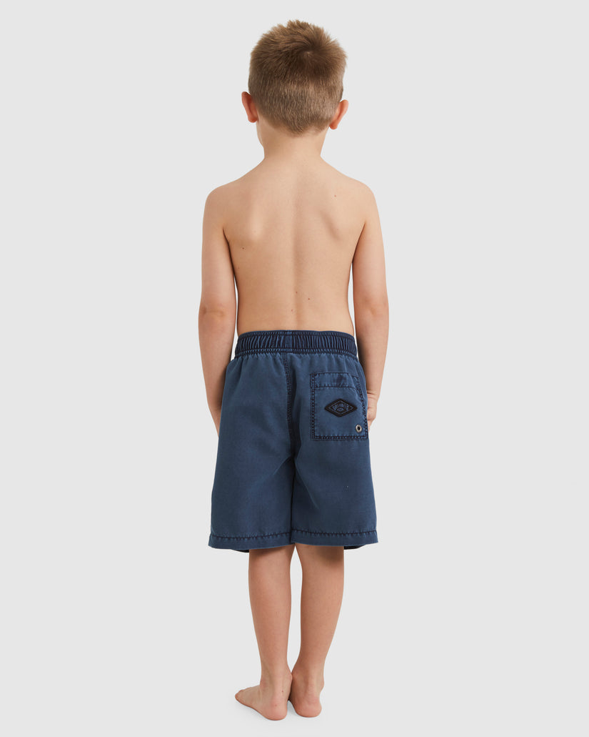 Boys 0-7 All Day Overdye Layback 13" Boardshorts