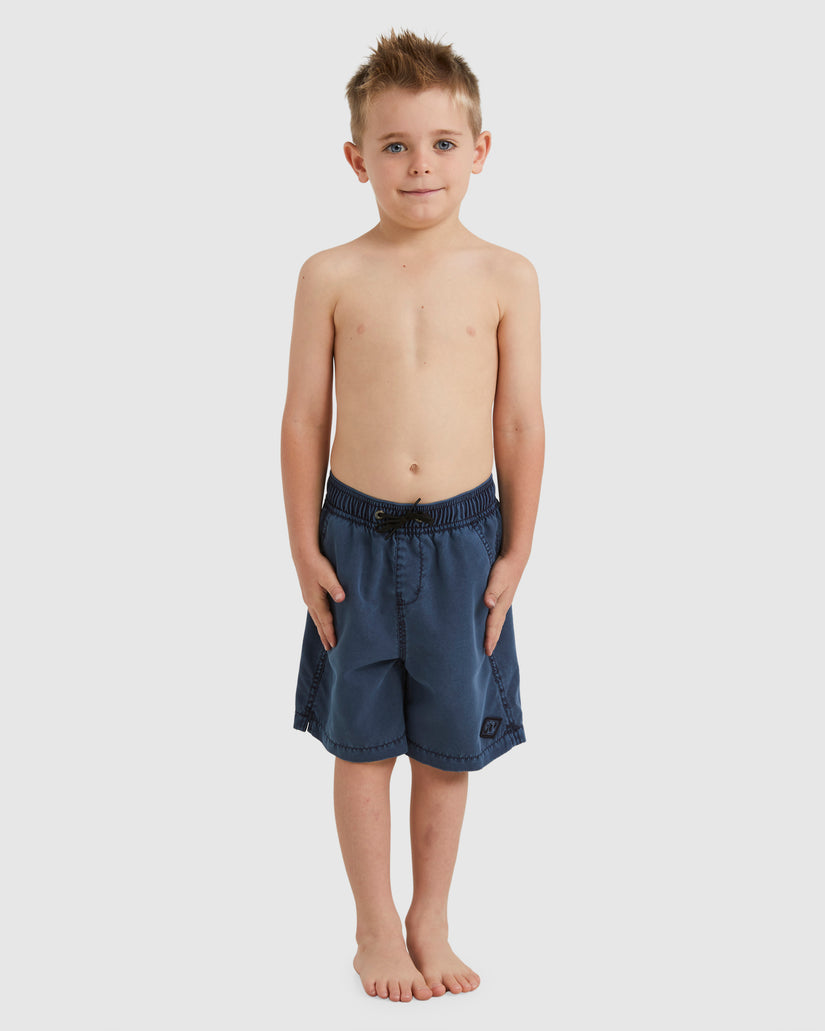 Boys 0-7 All Day Overdye Layback 13" Boardshorts