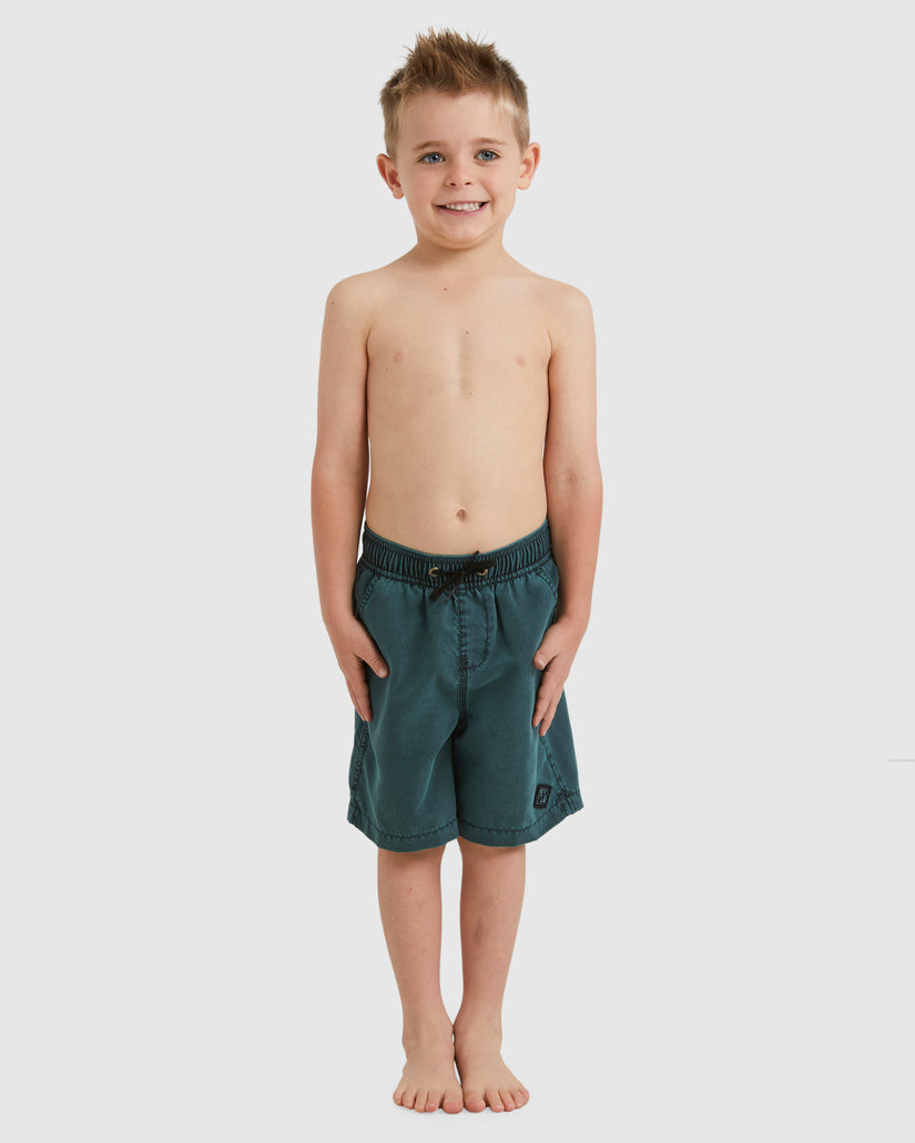 Boys 0-7 All Day Overdye Layback 13" Boardshorts